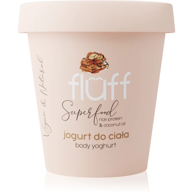 Fluff Superfood Chocolate jogurt za telo Rice Protein & Coconut Oil 180 ml