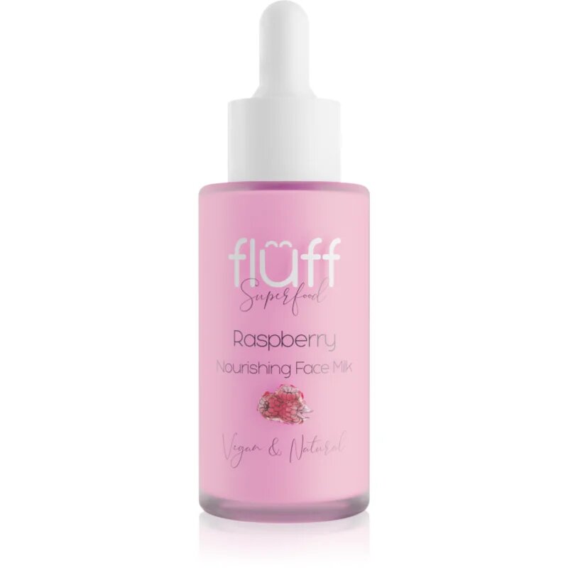 Fluff Superfood mleko za obraz s hranilnim učinkom Raspberry 40 ml