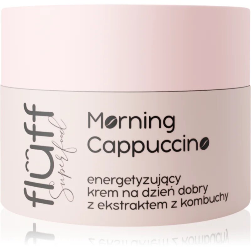 Fluff Superfood Morning Cappuccino poživitvena krema Vanilla & Caramel 50 ml