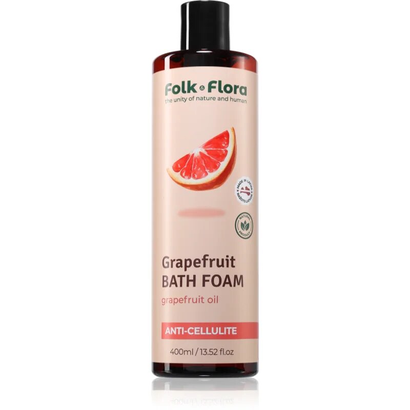 Folk & Flora Grapefruit pena za kopel 400 ml