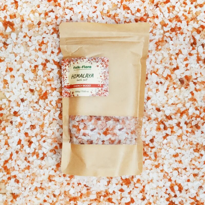 Folk & Flora Himalaya sol za sproščujočo kopel 500 g