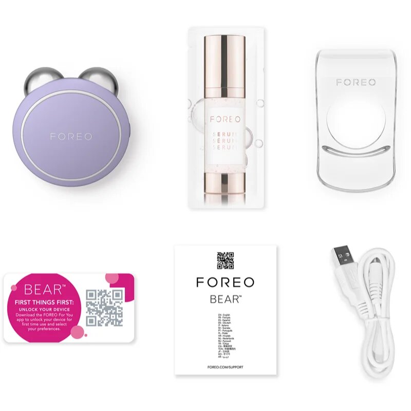FOREO BEAR™ Mini naprava za čvrstejši obraz mini Lavender