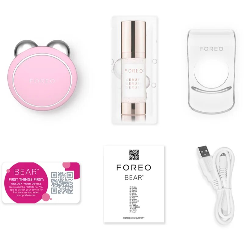 FOREO BEAR™ Mini naprava za čvrstejši obraz mini Pearl Pink