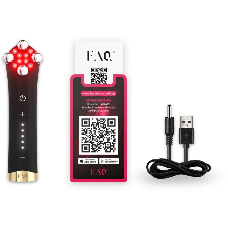 FOREO FAQ™ 402 dvojna mikrotokovna naprava za toniranje z rdečo svetlobo LED 1 kos