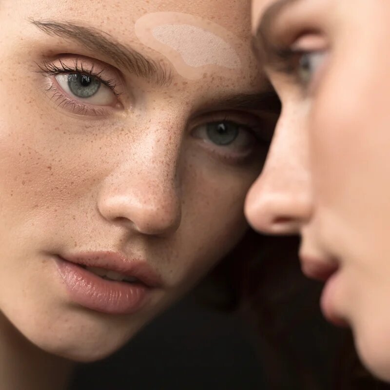 FOREO FAQ™ Microneedling Anti-Wrinkle obliži za čelo proti gubam s hialuronsko kislino 3 kos