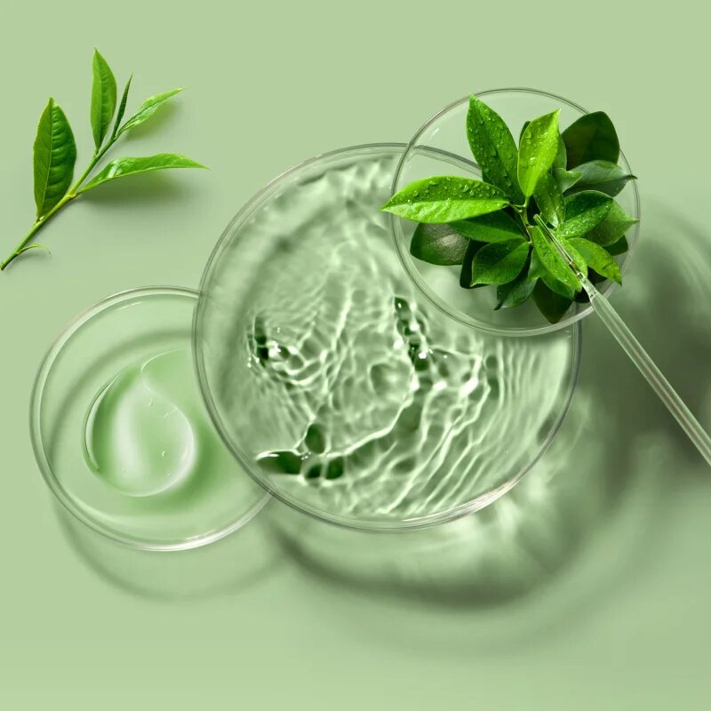 FOREO Farm to Face Sheet Mask Green Tea maska iz platna s pomirjajočim učinkom za mešano kožo 3x20 g