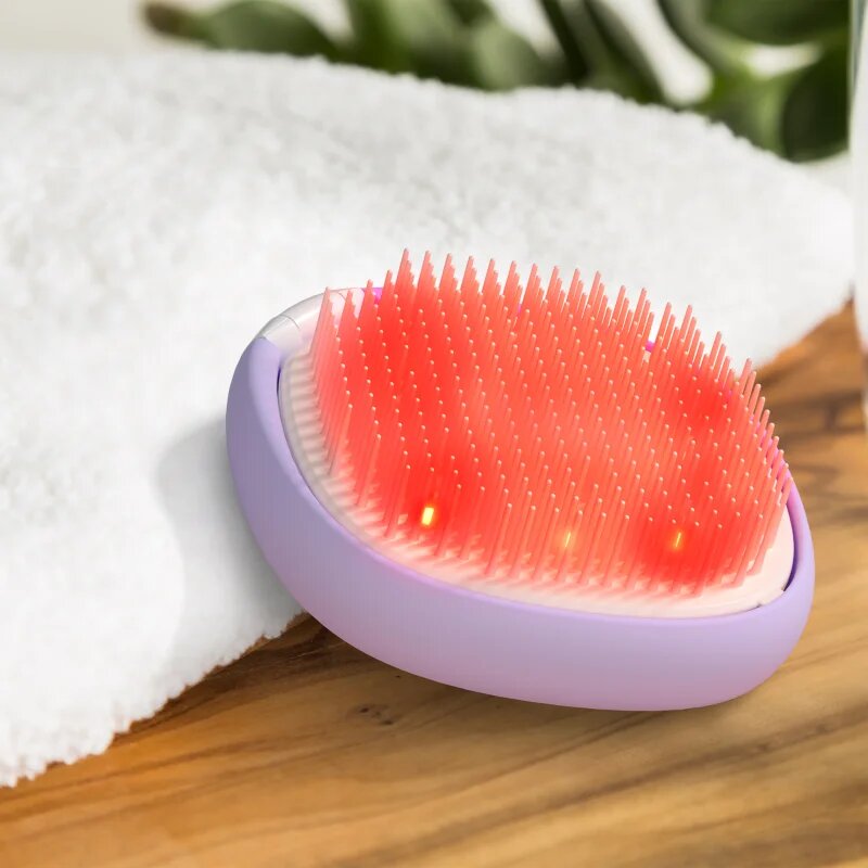 FOREO FLIP™ Play Advanced 3-in-1 glavnik za lase z LED-osvetlitvijo I Lilac You 1 kos