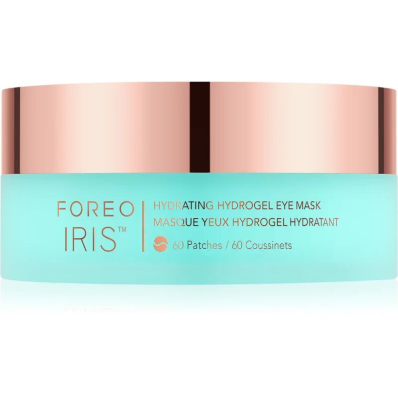 FOREO IRIS™ Hydrogel Eye Mask globinsko vlažilna maska za predel okoli oči 60x1 kos