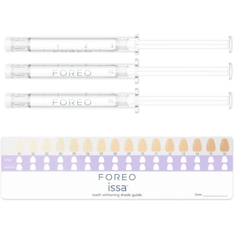 FOREO issa™ Advanced Teeth Whitening Gel belilni gel za zobe 3x3 ml