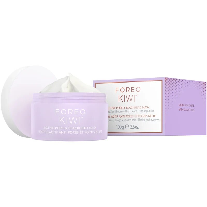 FOREO KIWI™ Active Pore & Blackhead Mask maska za čiščenje por proti črnim pikicam 100 g