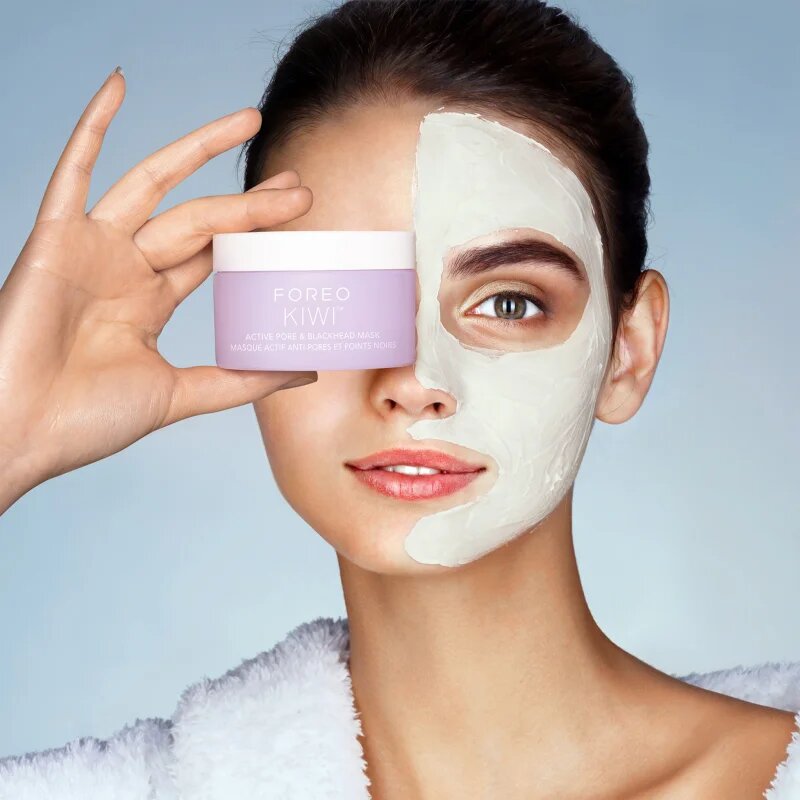 FOREO KIWI™ Active Pore & Blackhead Mask maska za čiščenje por proti črnim pikicam 100 g