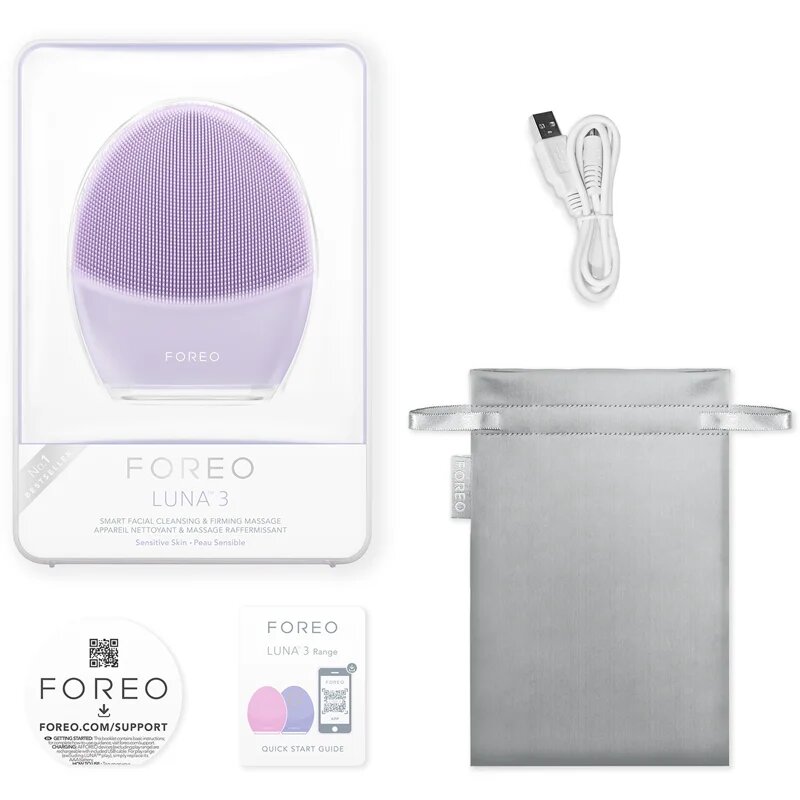 FOREO LUNA™ 3 čistilna sonična naprava proti gubam občutljiva koža 1 kos