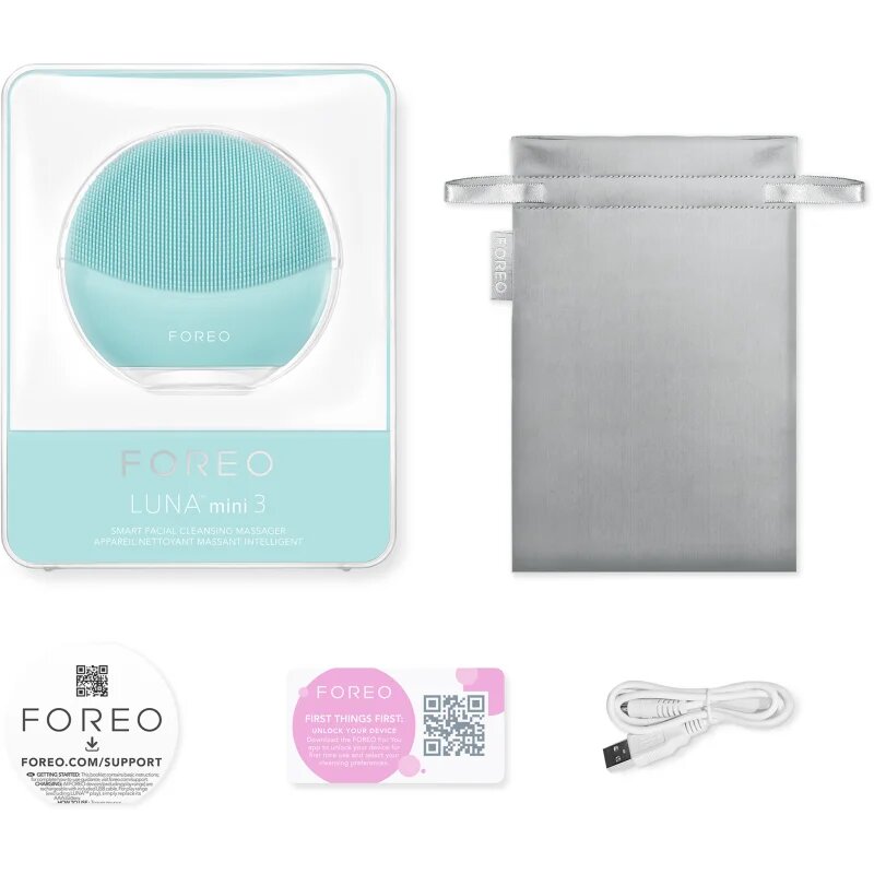 FOREO LUNA™ 3 Mini čistilna sonična naprava Mint 1 kos