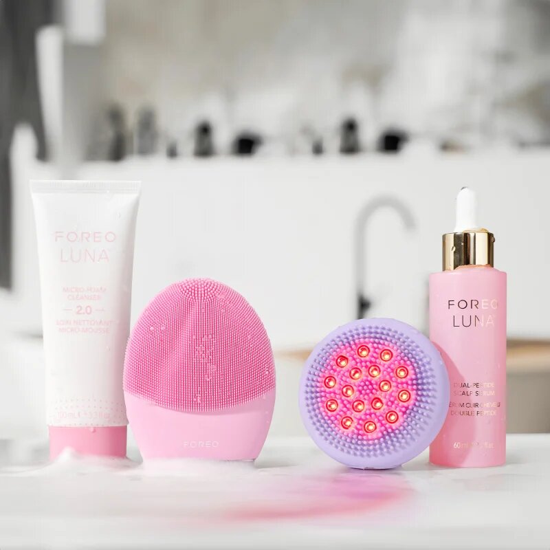 FOREO LUNA™4 Hair LED Scalp Massager masažna naprava za lasišče Lavender 1 kos
