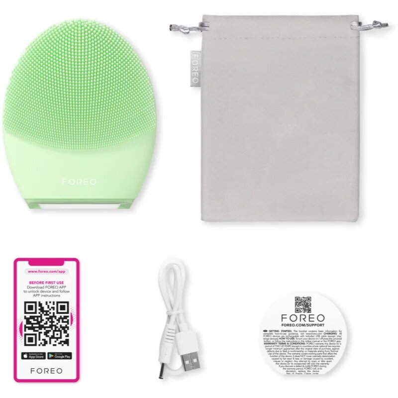 FOREO LUNA™4 masažna naprava za čiščenje in učvrstitev obraza mešana koža
