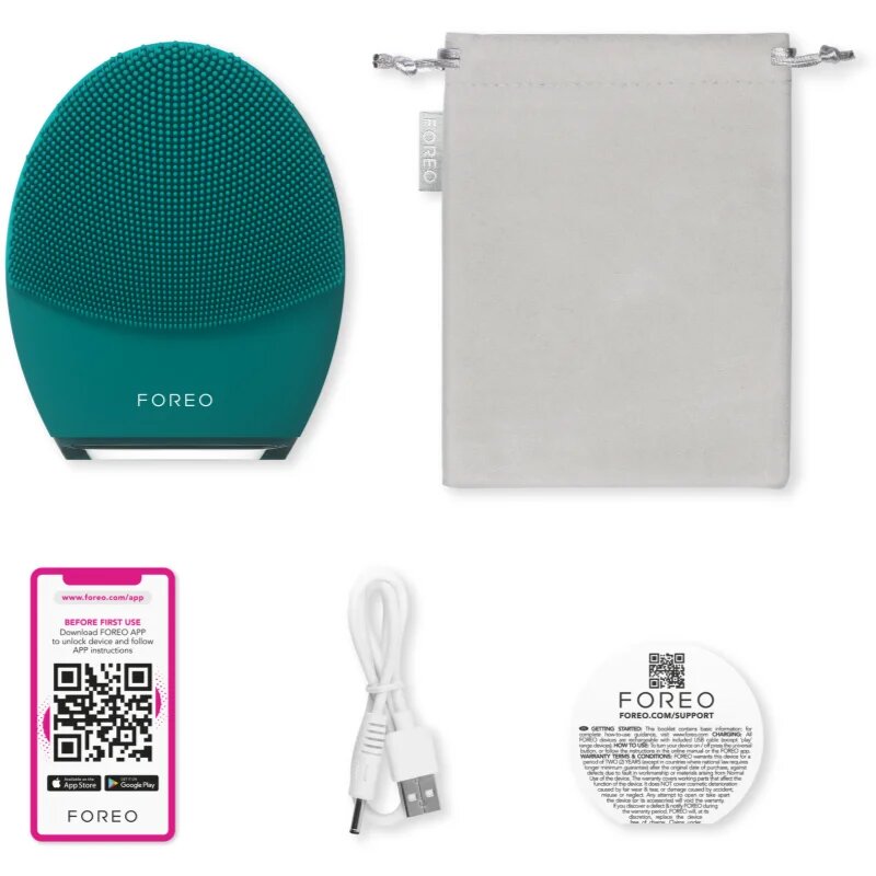 FOREO LUNA™4 Men masažna naprava za čiščenje in učvrstitev obraza za moške 1 kos