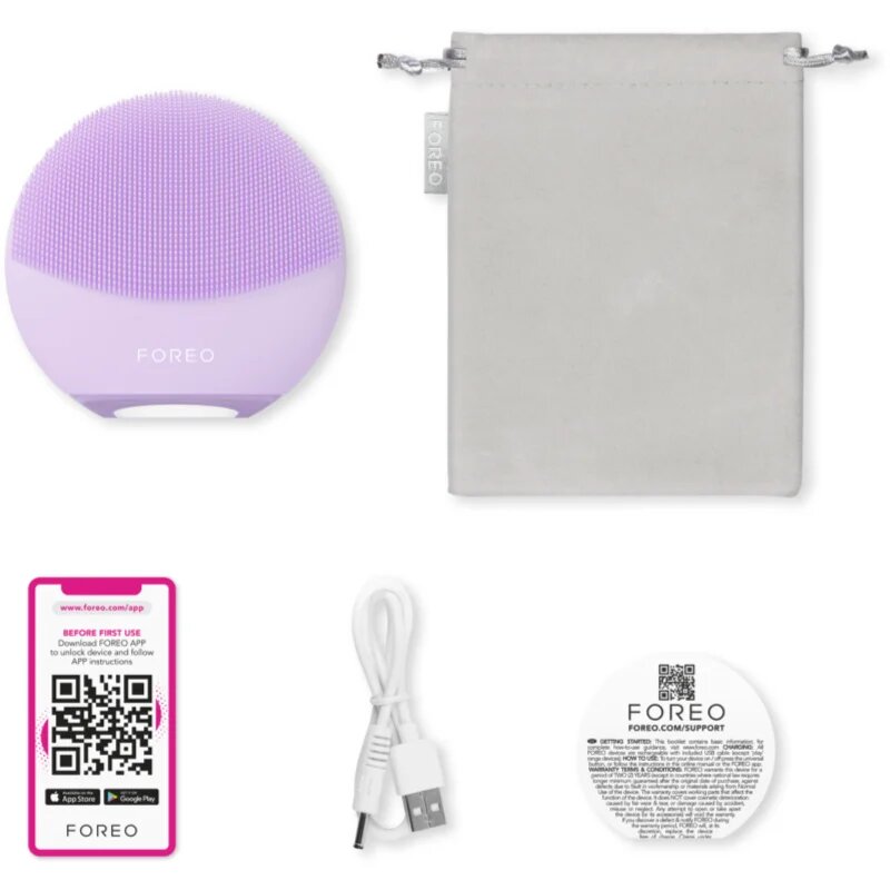 FOREO LUNA™4 Mini čistilna naprava za obraz Lavender