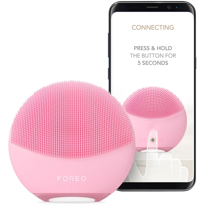 FOREO LUNA™4 Mini čistilna naprava za obraz Pearl Pink
