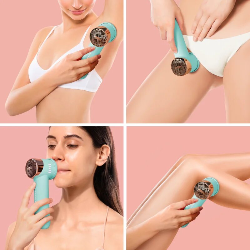 FOREO PEACH™ 2 Go IPL sistem ki preprečuje rast novih dlačic za ženske Arctic Blue 1 kos