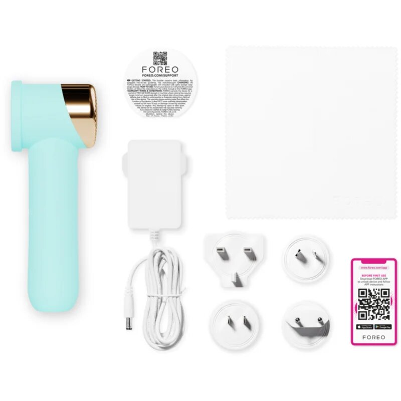 FOREO PEACH™ 2 Go IPL sistem ki preprečuje rast novih dlačic za ženske Arctic Blue 1 kos