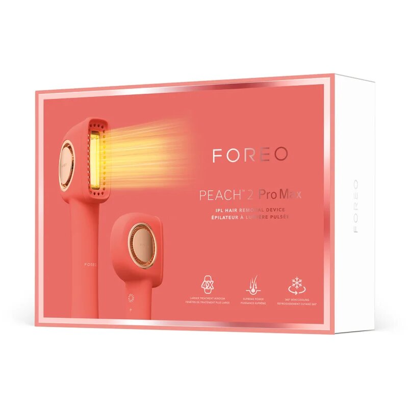 FOREO PEACH™ 2 Pro Max IPL za telo obraz predel bikinija in pazduhe za ženske 1 kos