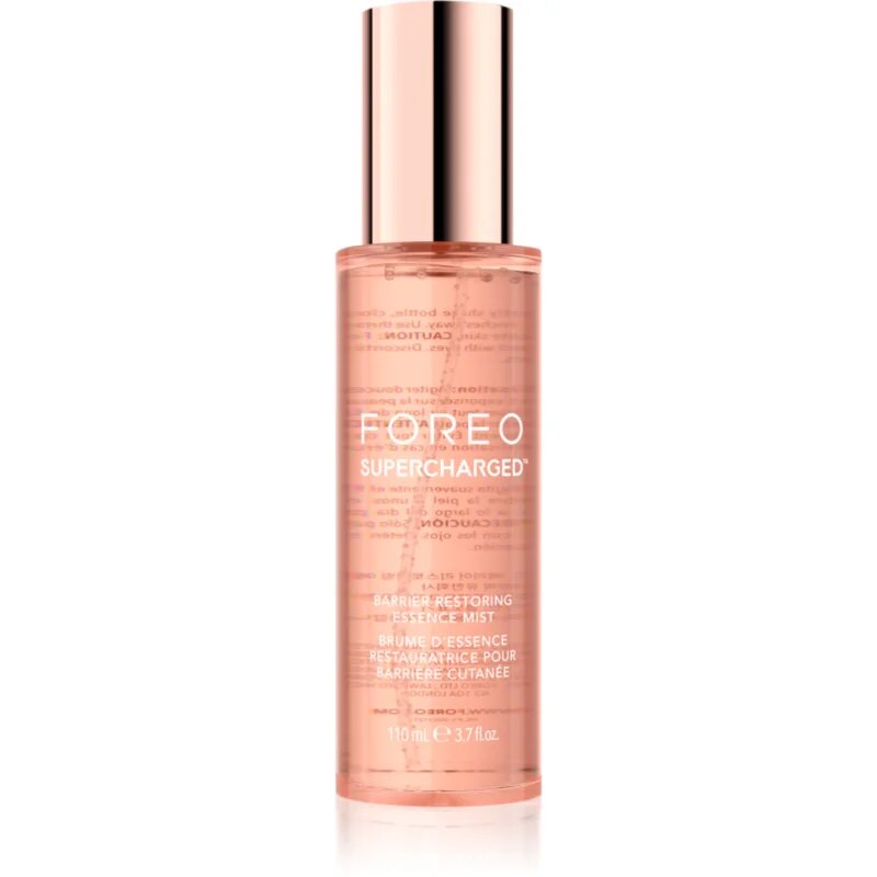 FOREO SUPERCHARGED Barrier Restoring Essence Mist esencialna meglica za obraz za obnovo kožne pregrade za obnovo kožne pregrade 110 ml