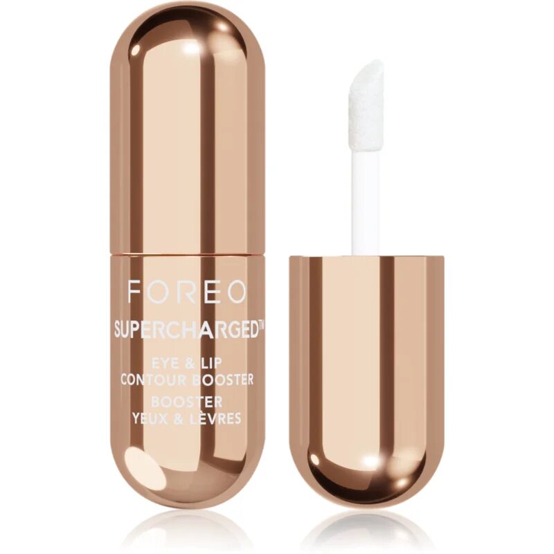 FOREO SUPERCHARGED Eye & Lip Contour Booster prevodni serum za krepitev kontur oči in ustnic 3x3.5 ml