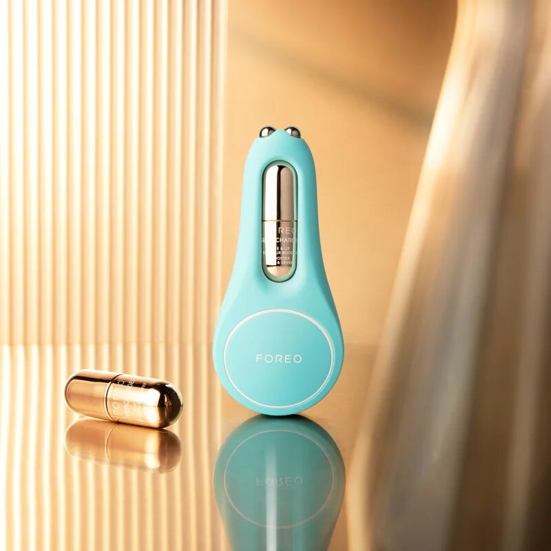 FOREO SUPERCHARGED Eye & Lip Contour Booster prevodni serum za krepitev kontur oči in ustnic 3x3.5 ml