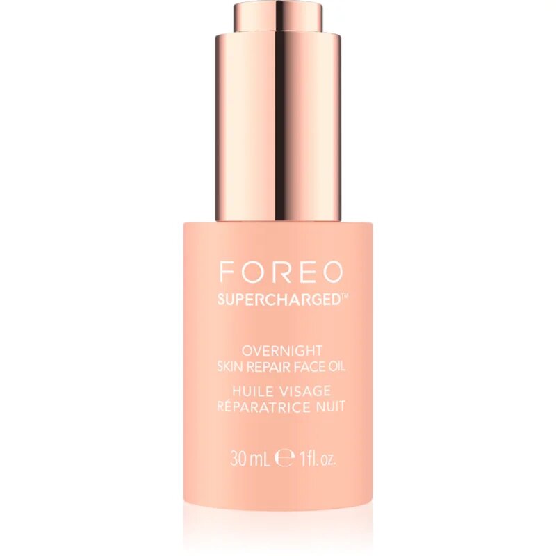 FOREO SUPERCHARGED Overnight Skin Repair Face Oil pomlajevalno olje za obraz za noč 30 ml