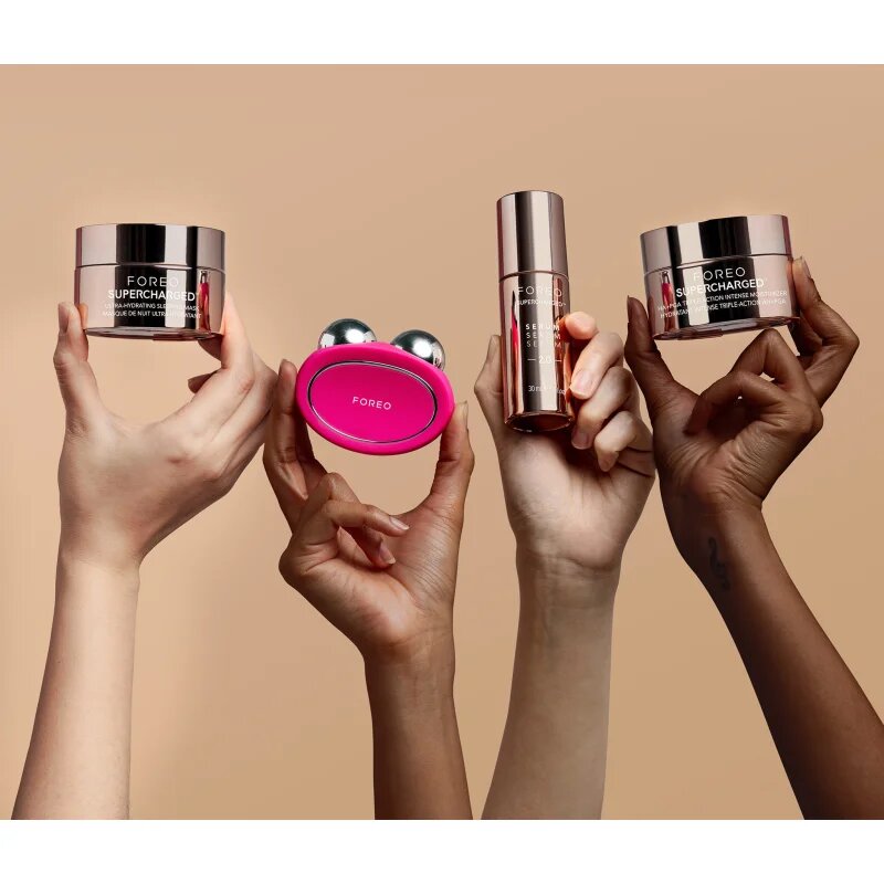 FOREO SUPERCHARGED Triple Action intenzivno vlažilna in mehčalna krema 50 ml