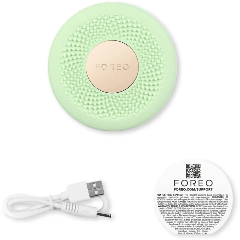 FOREO UFO™ 3 Go sonična naprava za pospešitev učinkov maske za obraz Pistachio 1 kos