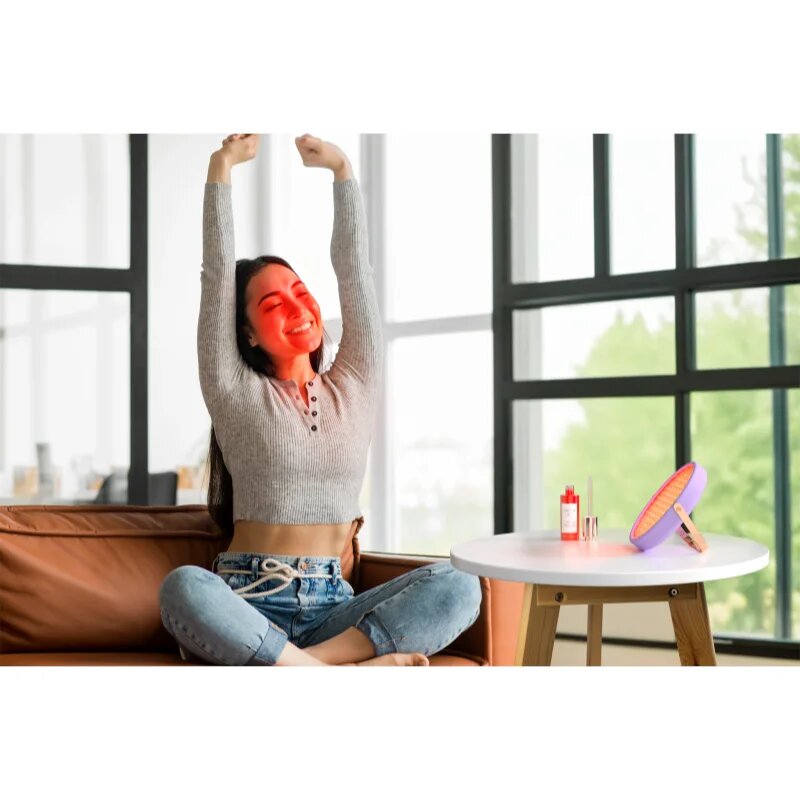 FOREO UFO™ Advanced LED Lighthouse Panel vgrajena svetlobna terapija LED Deep NIR NIR Red Blue & Amber LED Light Therapy 1 kos