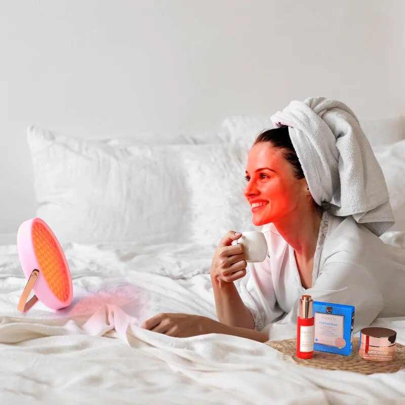 FOREO UFO™ LED Lighthouse Panel vgrajena svetlobna terapija LED Red Blue & Amber LED Light Therapy 1 kos