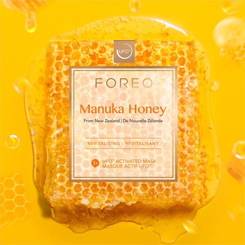 FOREO UFO™ Manuka Honey revitalizacijska maska 6 x 6 g