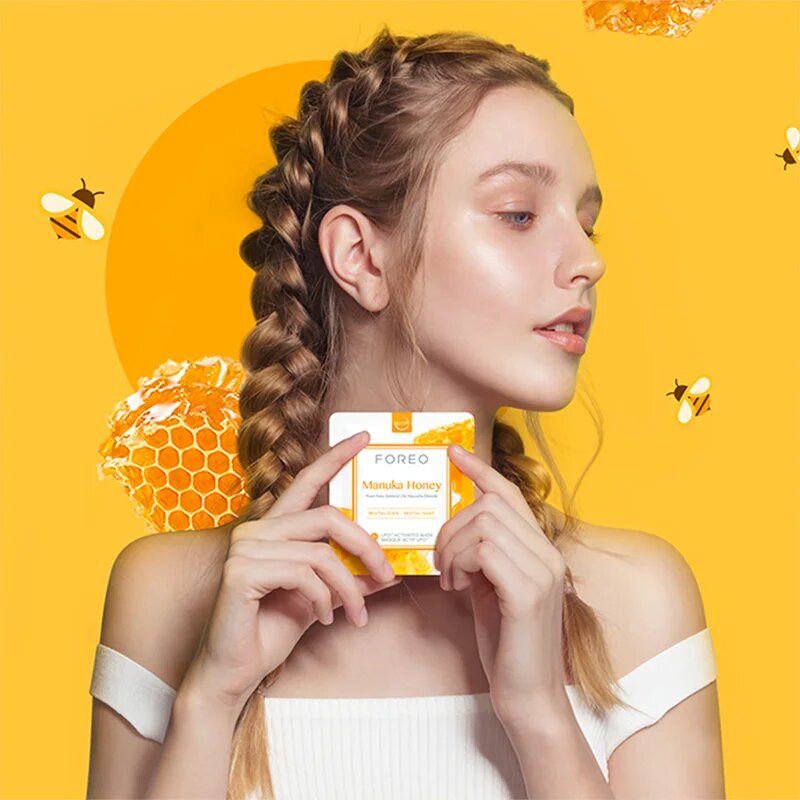FOREO UFO™ Manuka Honey revitalizacijska maska 6 x 6 g