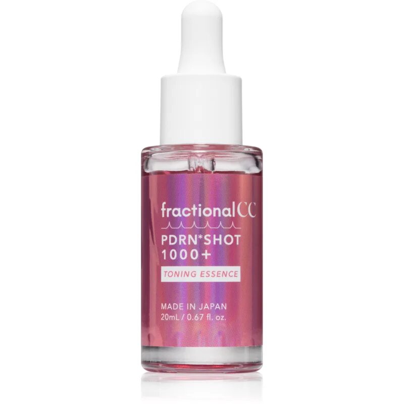fractional CC PDRN Shot 1000+ Toning Essence obnovitvena esenca za obraz za poenotenje tona kože 20 ml