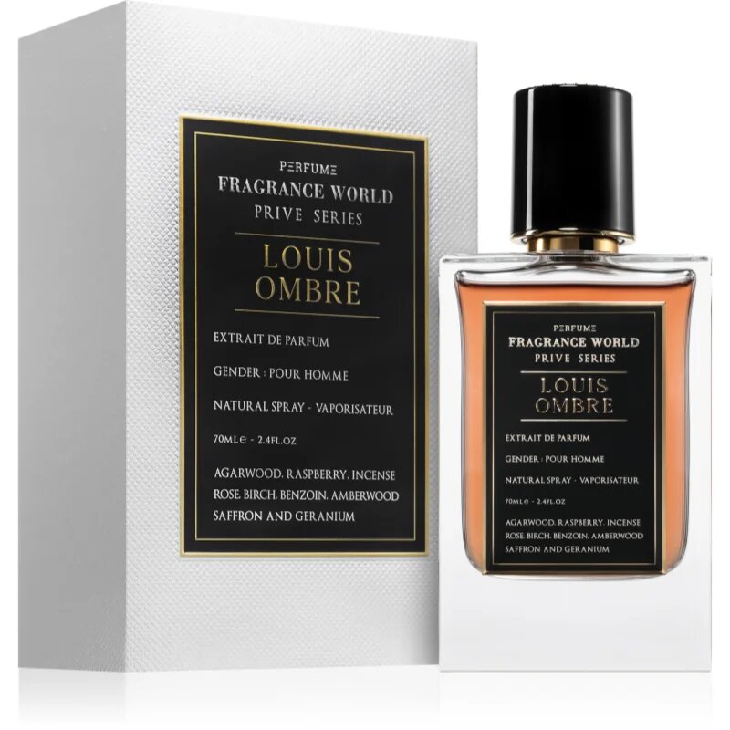 Fragrance World Prive Series Louis Ombre parfumska voda za moške 70 ml