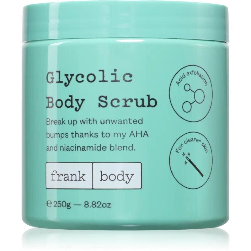 Frank Body Glycolic piling za telo z glikolno kislino 250 g