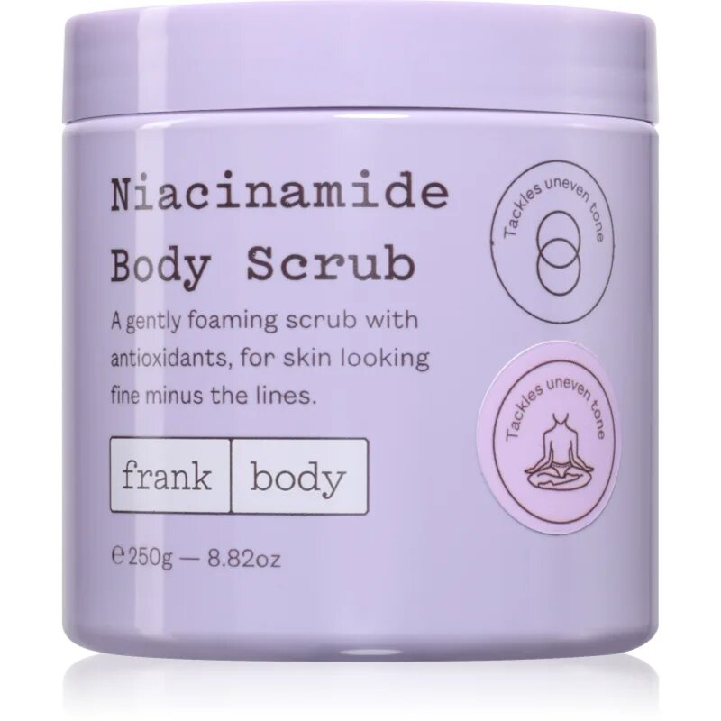 Frank Body Niacinamide piling za telo z niacinamidom 250 g
