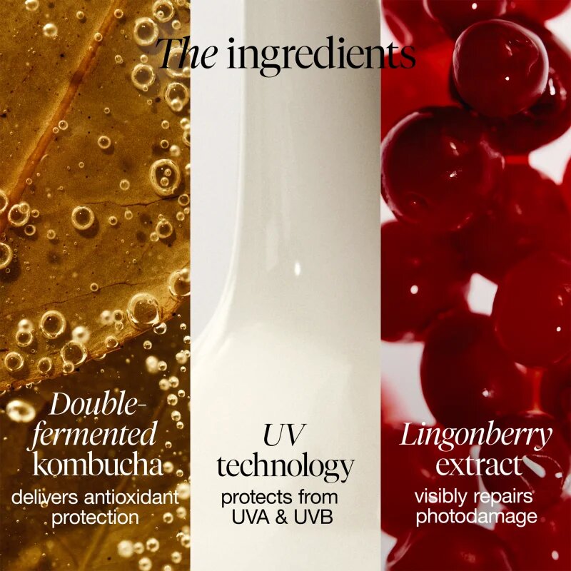 fresh Kombucha Multi-Defense Sheer UV lahki zaščitni fluid proti temnim madežem SPF 50 50 ml