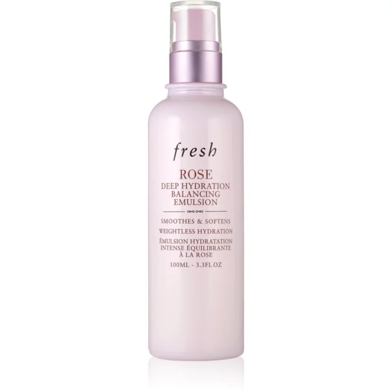 fresh Rose Deep Hydration Balancing Emulsion vlažilna emulzija iz vrtnice 100 ml