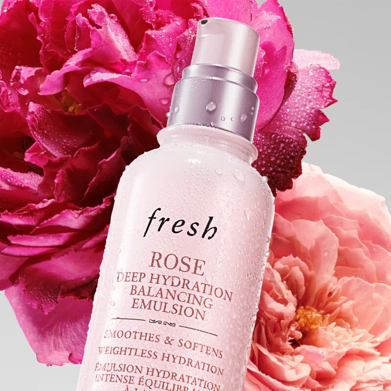fresh Rose Deep Hydration Balancing Emulsion vlažilna emulzija iz vrtnice 100 ml