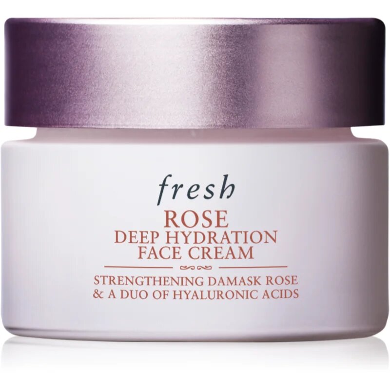 fresh Rose Deep Hydration Face Cream vlažilna krema za obraz s hialuronsko kislino 15 ml
