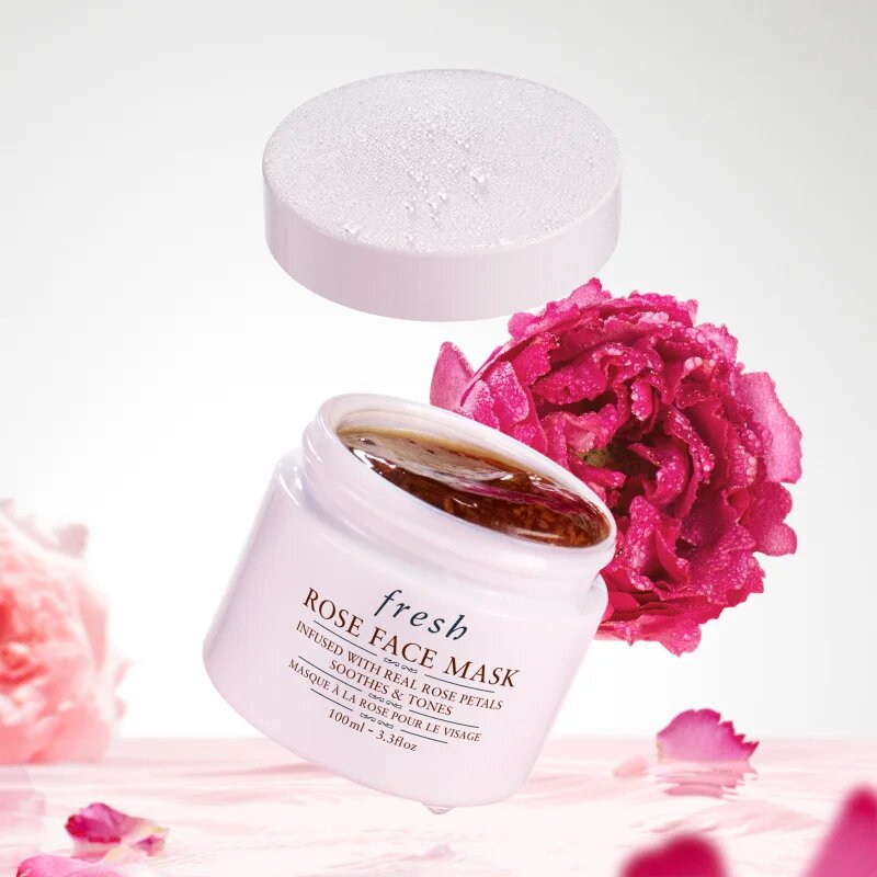 fresh Rose Face Mask vlažilna maska za obraz iz vrtnice 100 ml