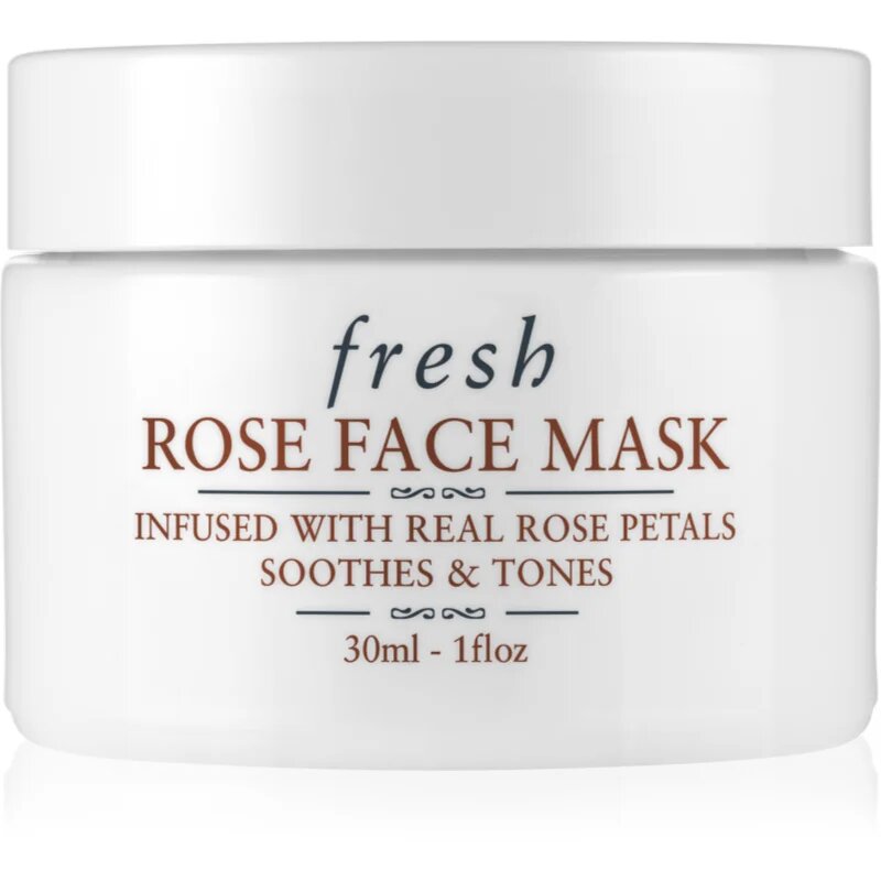 fresh Rose Face Mask vlažilna maska za obraz iz vrtnice 30 ml
