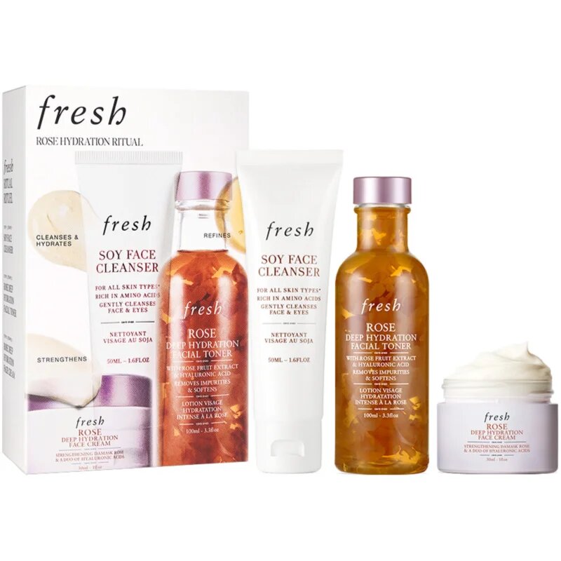 fresh Rose Hydration Ritual set za nego obraza
