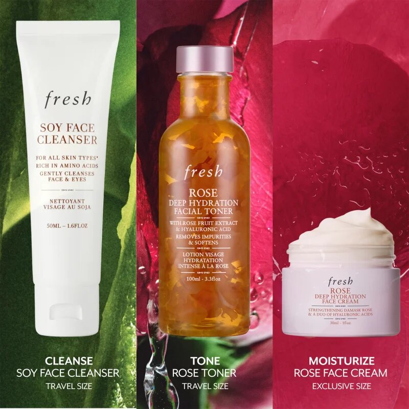 fresh Rose Hydration Ritual set za nego obraza