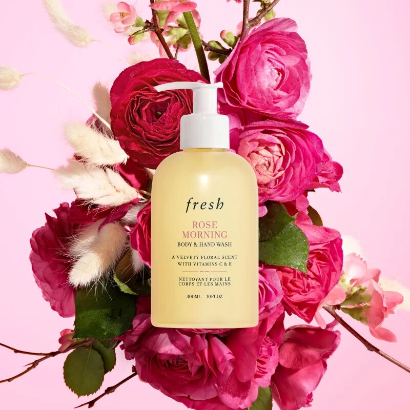 fresh Rose Morning Body & Hand Wash gel za prhanje iz vrtnice 300 ml