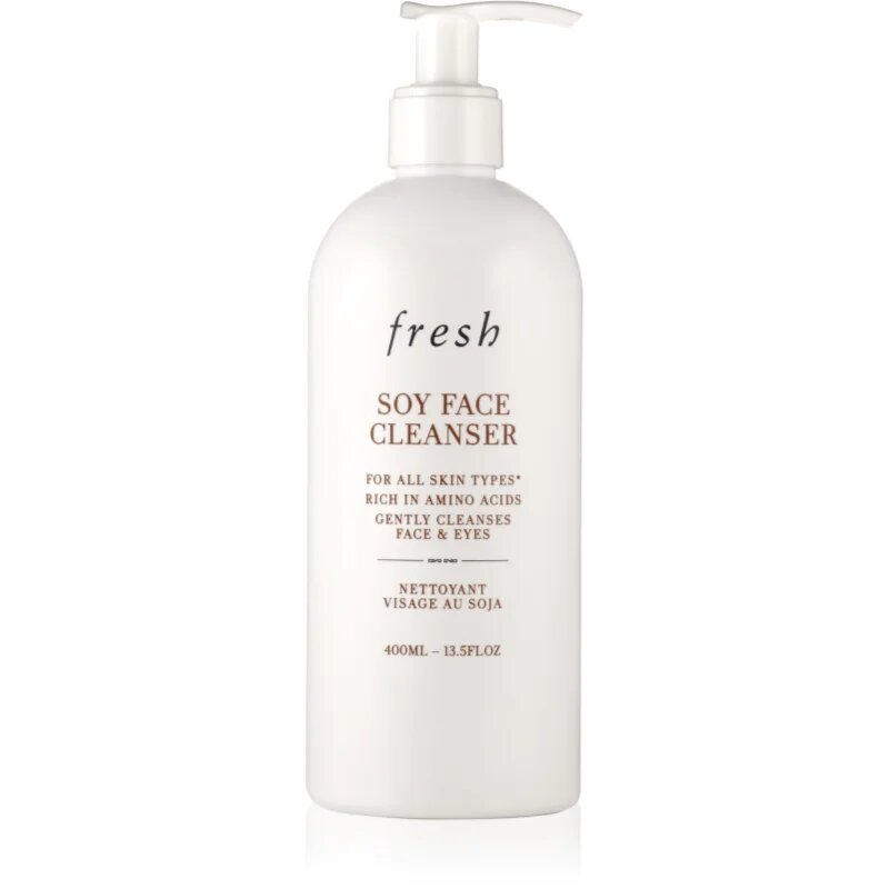 fresh Soy Face Cleanser Nežen gel za odstranjevanje ličil in čiščenje 400 ml