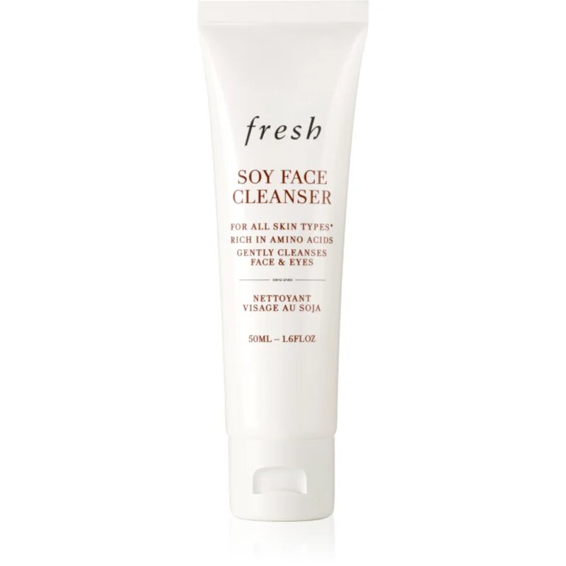 fresh Soy Face Cleanser Nežen gel za odstranjevanje ličil in čiščenje 50 ml